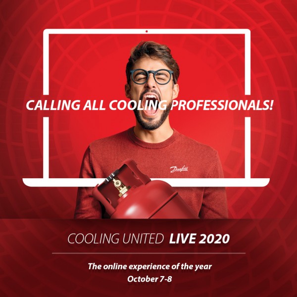 Danfoss Cooling järjestää Cooling United Live -tapahtuman 7.-8. lokakuuta 2020 verkossa!